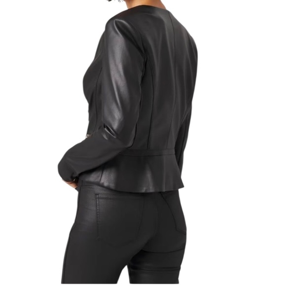WHBM Faux Leather Moto Jacket - Picture 9 of 10